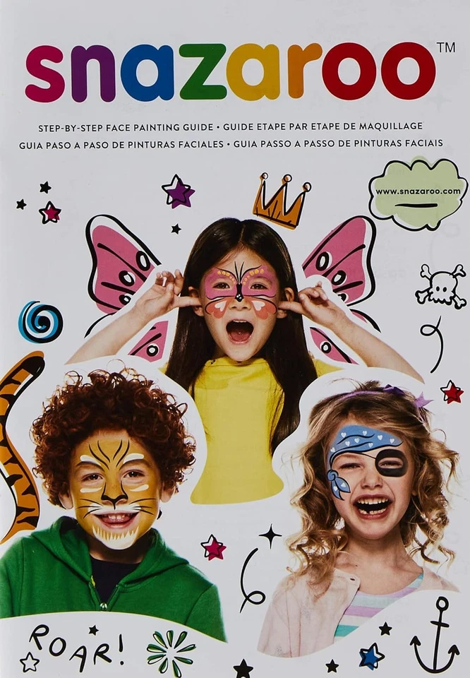 Estuche de Maquillaje Snazaroo para Principiantes, 6 Colores y Gel Brillo con 3 Pinceles, 2 Esponjas Foto 2 de 4