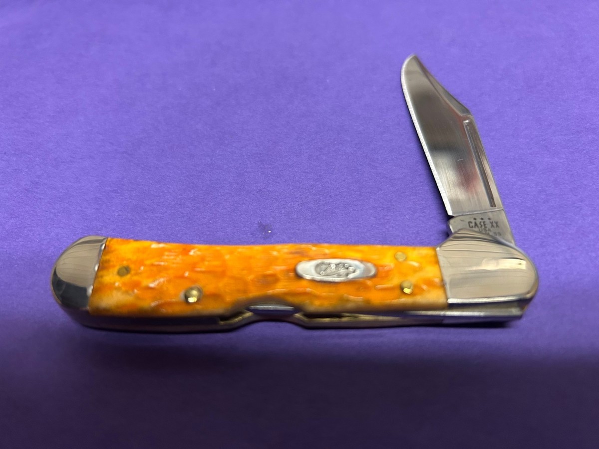 2023 CASE TESTED XX PERSIMMON ORANGE BONE PS JIGGED MINI