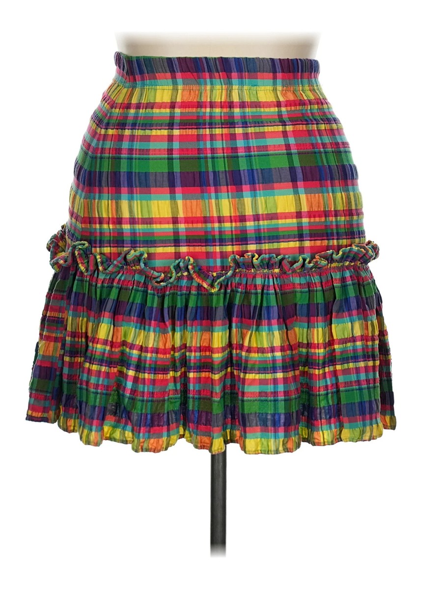 Bazar Christian Lacroix Women Green Casual Skirt XL View 2