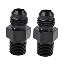 6AN Male Flare to 1/8" NPT Pipe Fitting Adapter 6AN to 1/8 NPT Straight