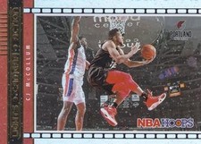 2021-22 Hoops Winter #23 CJ McCollum Lights Camera Action Holo