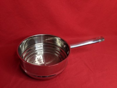 WOLFGANG PUCK Bistro Elite Collect Stainless Handheld Mesh Strainer