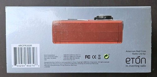 ETON Red Cross Hand Crank AM/FM Radio With NOAA Weather Light Phone Charger - Picture 3 of 6