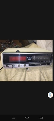 Vintage Ravil 1960 1970 Old Clock Radio