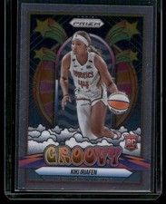 Kiki Iriafen 2025 Panini Prizm WNBA #97 Groovy Near Mint or Better