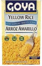 Goya Low Sodium Yellow Rice, 8oz, Arroz Amarillo Bajo en Sodio