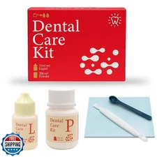 Dental Care Kit Zinc Oxide Eugenol Cement, Temporary Tooth Repair Kit for Cro