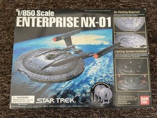 Selten! Bandai Star Trek Enterprise NX-01 1/850 Model Kit - Box Not Perfect -