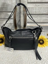 COACH Legacy East West Leather  Shoulder Bag 1417 Black