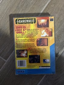 FAHRENHEIT (Sega CD, 32X 1995) Complete w Manual CIB  With 2 Disc