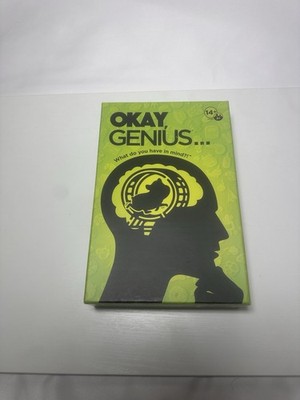 Okay Genius Board Game PlayMonster Party Trivia Guessing Game Complete