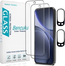 2 Pack Screen Protector for Google Pixel 9 Pro XL Tempered Glass with 2 Pack Cam