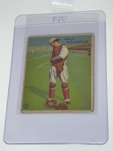 Paul Richards #142 1933 Goudey card
