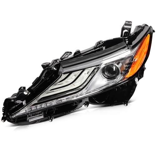 For 2021-2023 Toyota Camry XLE Headlight Assembly Chrome Housing Clear Lens Pair - Foto 8 di 14