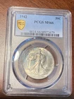 1942 Walking Liberty Half Dollar PCGS MS66