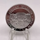 2020 100 SHILLING 1 OZ .9999 FINE SILVER AFRICAN WILDLIFE ELEPHANT SERIES SOMALI