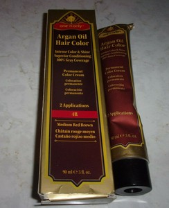 One N Only Argan Oil Hair Color Permanent Color Cream 4r Medium Red Brown New Ebay