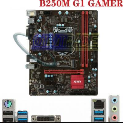 MSI B250M G1 GAMER For Intel 6th/7th Core i7/i5/i3 Pentium/Celeron LGA-1151 B250