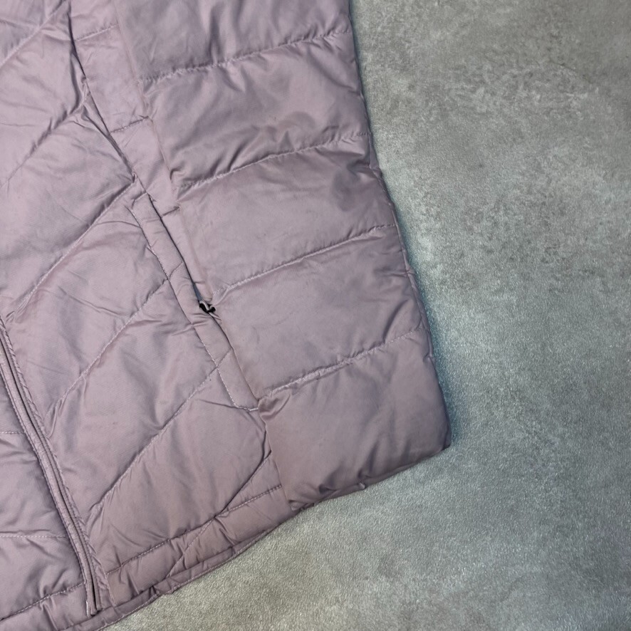 The North Face Puffer Jacket Womens Medium 550 Down Full Zip Ski Coat, Purple image 5