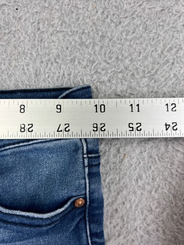 Revery Pants Girls 4 Blue Denim Jeans 4Yrs Embroidered Unicorn Mid Rise Skinny - Picture 14 of 14