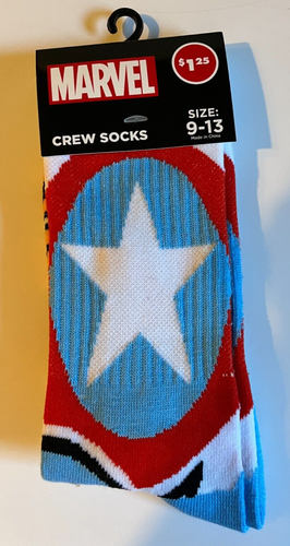 NEW ~ MARVEL ~ CHARACTER CREW SOCKS ~ SIZE: 9-13 ~ YOU CHOOSE 1 or ALL ~ 1+ SHIP - Picture 30 of 61