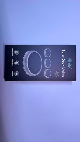 Luces Deck Solares Exterior,Lámpara Solar Jardin 24 LED 360°Iluminación IP68 Im - Imagen 7 de 11