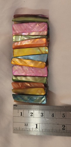 Bracciale Conchiglia Multicolore Elasticizzato Grazioso Costume Casual Gioielli Unici - Foto 6 di 7