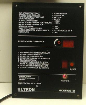 Ultron econosto  Brennerautomat