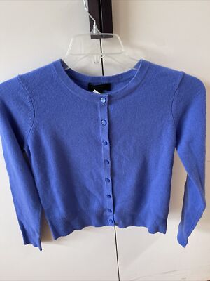 New NWT Charter Club Cashmere Essential Cardigan Blue Size X-Small XS  $179