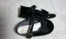 Vintage Wee Kids Black Dress Shoes Size 3 Soft Soles Mary Jane Made in USA