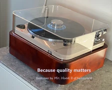 Thorens, cover for, td124, TD-124 MKII, Swiss quality, hotte, Haube teca