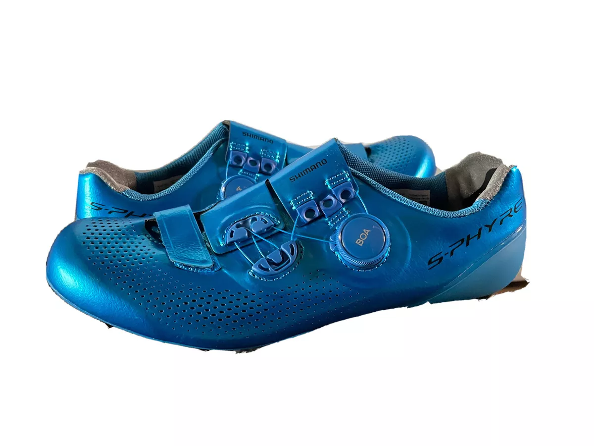 Shimano RC9T S-PHYRE Road Cycling shoe SH-RC901T Size 43 Blue $385 NEW IN  BOX