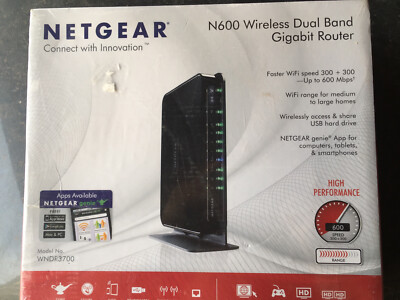 netgear n600 wireless dual band router PLEASE READ DESCRIPTION BEFORE ...
