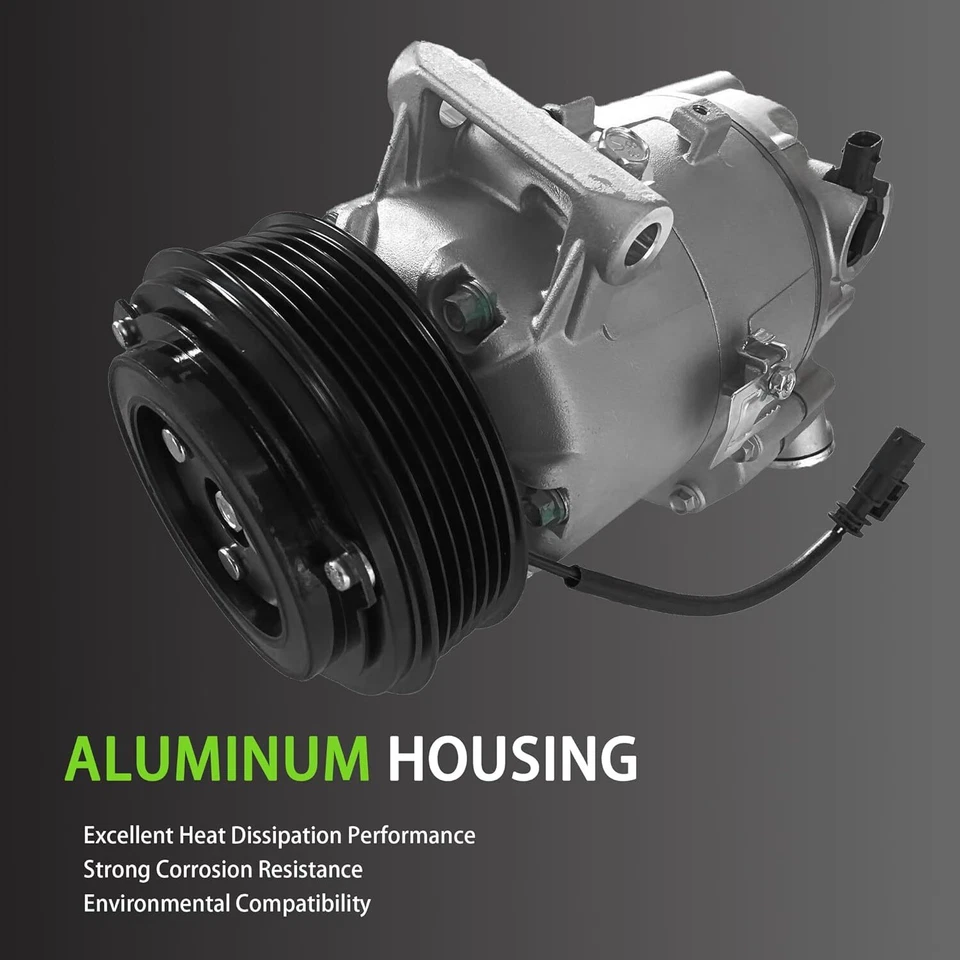 Air Conditioner AC Compressor W/Clutch Fits Chevrolet Cruze 1.8L 2012-2015 Foto 3 de 4