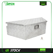 39"X16.5"X12" Aluminum Trailer Tongue Tool Box Pickup Truck Bed Storage Toolbox