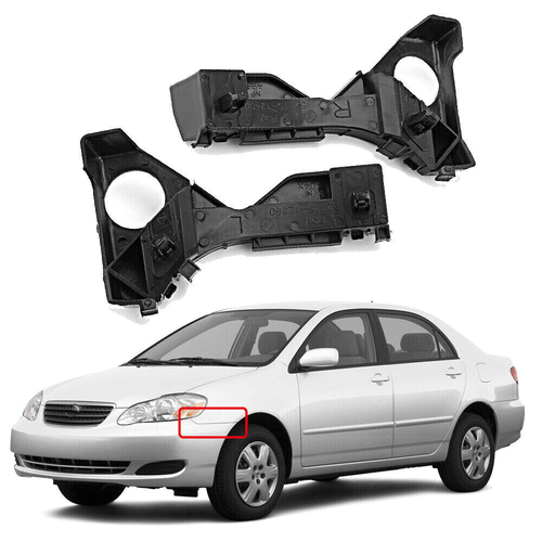 Front Bumper Bracket Support For Toyota Corolla 03-08 Right Left Side 5211502061 - Picture 15 of 18