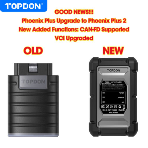 2025 TOPDON Phoenix Plus 2 FULL System Active Diagnostic Scanner Tool ECU Coding - Picture 13 of 17