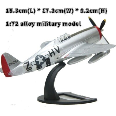 1:72 USAF Republic P-47D Thunderbolt Fighter Model Diecast