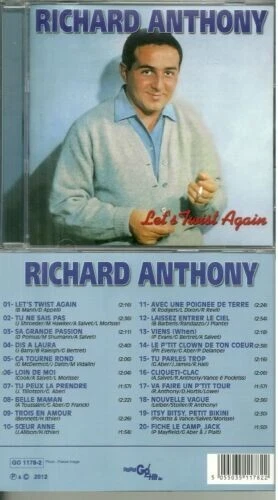 CD - RICHARD ANTHONY : LET' S TWIST AGAIN / neuf 20 titres - Photo 1/1