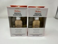 2 pack Sally Hansen Hard As Nails French Manicure Nearly Nude Precision Brush