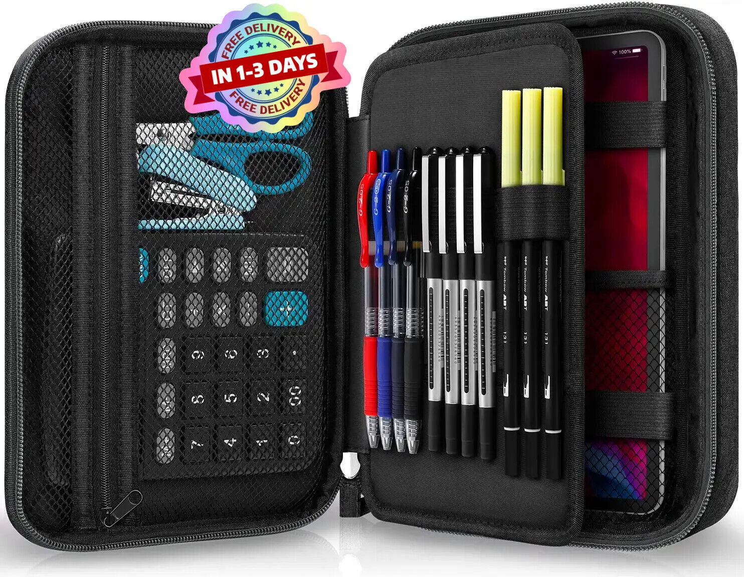 pasta Automatización Forma del barco Estuche Para Organizar Lapices Colores Lapiz Pencil Case Teens School  Supplies | eBay