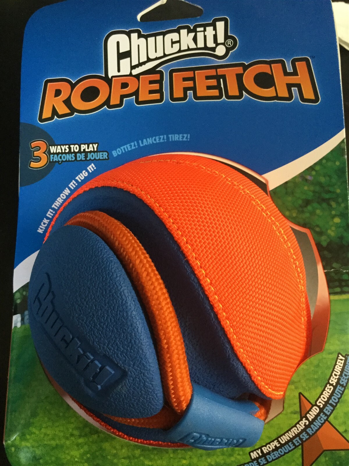 chuckit rope fetch