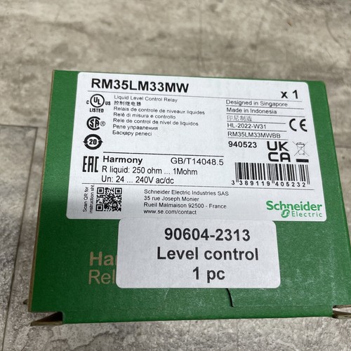 Schneider Electric RM35LM33MW Flüssigkeitsstandkontrollrelais, Neu - Bild 2 von 9