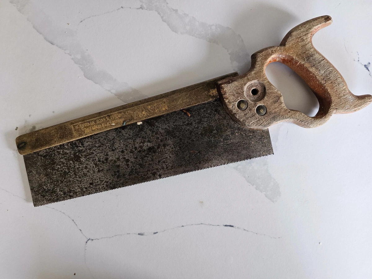 Vintage W. Tyzack And Sons Turner No. 120 Tenon Saw eBay
