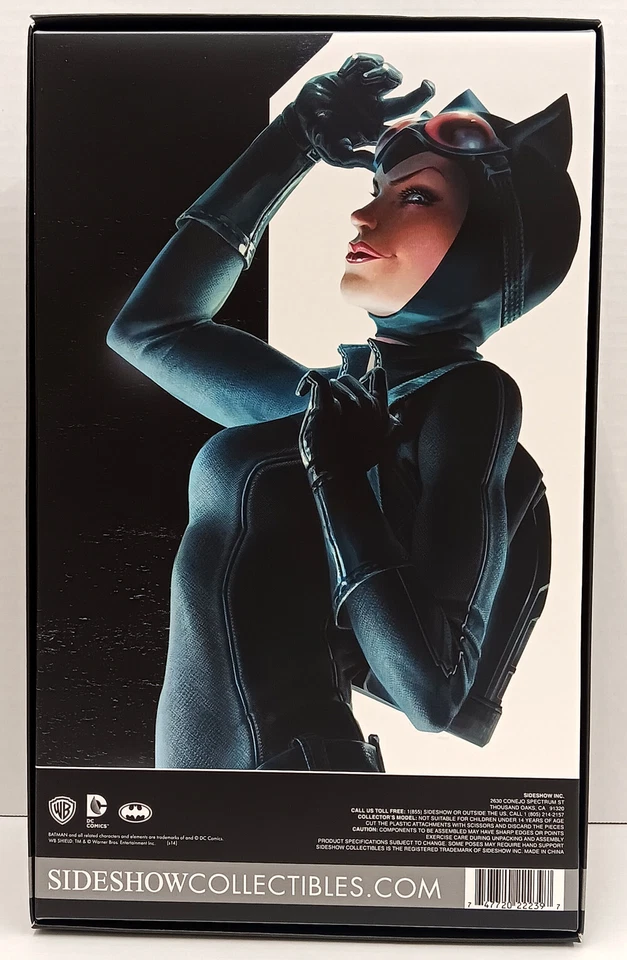 FIGURA COLECCIONABLE CATWOMAN SEXTA ESCALA ESPECTÁCULO LATERAL SIN ABRIR Foto 3 de 4