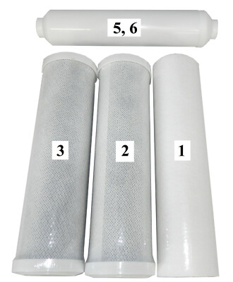 WaterGeneral FK-4 RO system Replacement Filter Kit RO585 RD106 Genuine Original