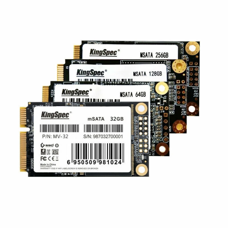 32G 64G 128GB 256GB KingSpec mSATA MINI SATAIII 3D NAND SSD for LENOVO DELL ASUS - Image 2 of 4