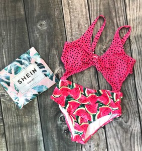 shein cut out bikini