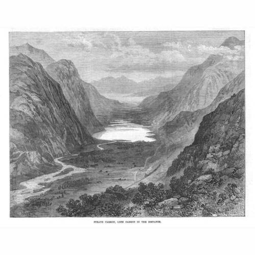 Strathcarron Ross-Shire - antiker Druck 1870 - Bild 1 von 1