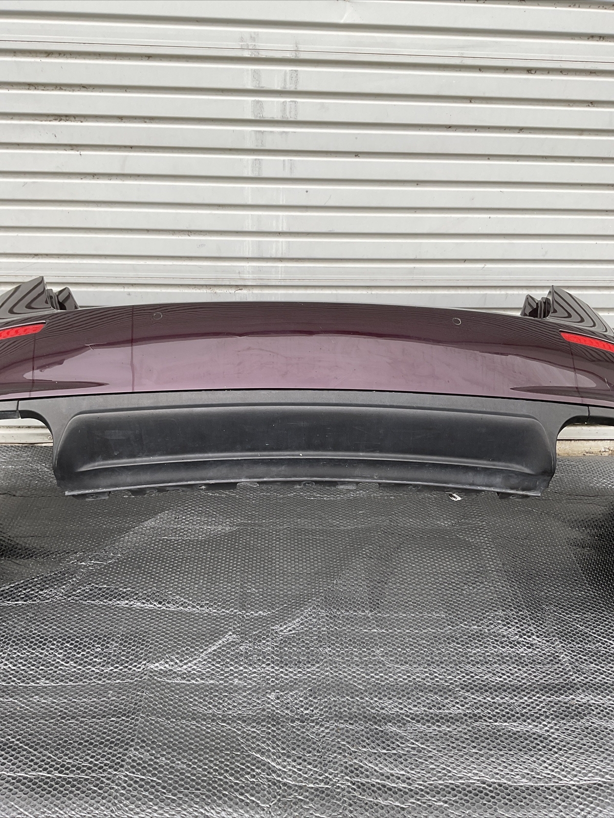 2014-2019 MASERATI GHIBLI OEM REAR BUMPER COVER ASSEMBLY W/ PARK ASSIST